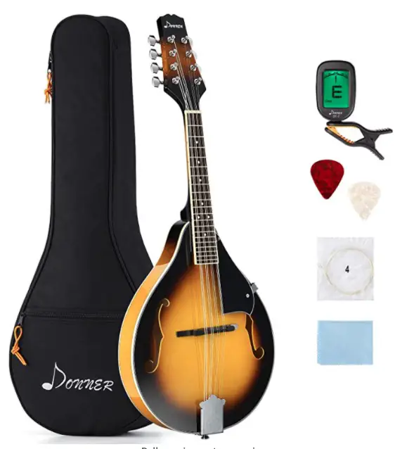 Donner A Style Mandolin Instrument Sunburst kit