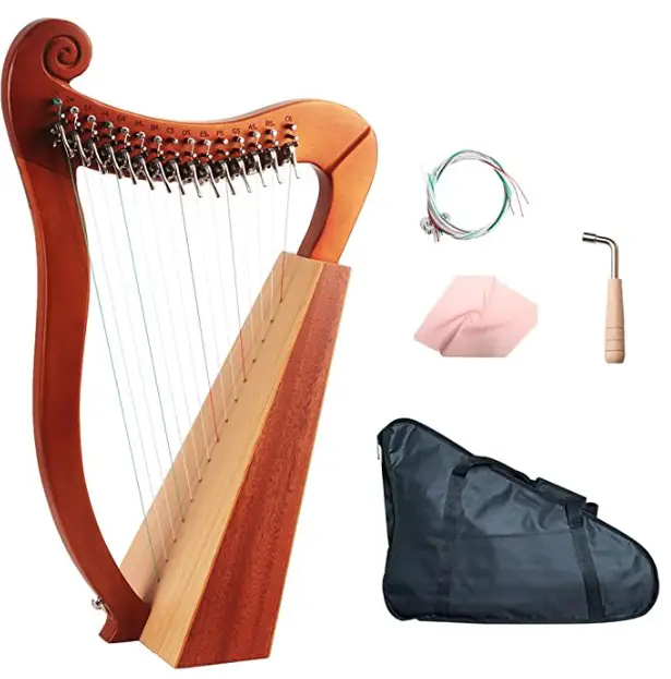 Smequeen 15-String Beginner Harp Set