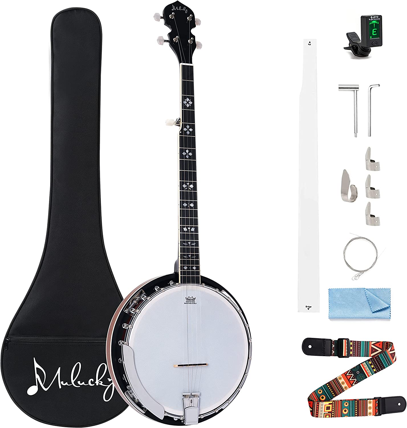 Mulucky 5 String Banjo Large Size What Is the Best Banjo for a Beginner? - Common Questions About the Banjo