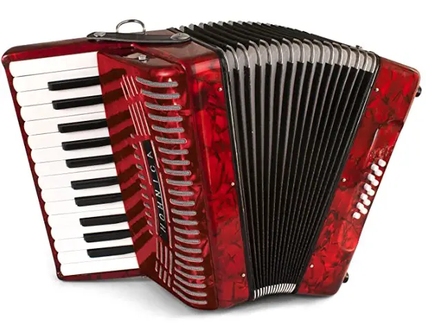 Hohner Accordions 1303-RED 12 Bass Entry Level Piano Accordion Best Accordion for Beginners (UPDATED 2022)