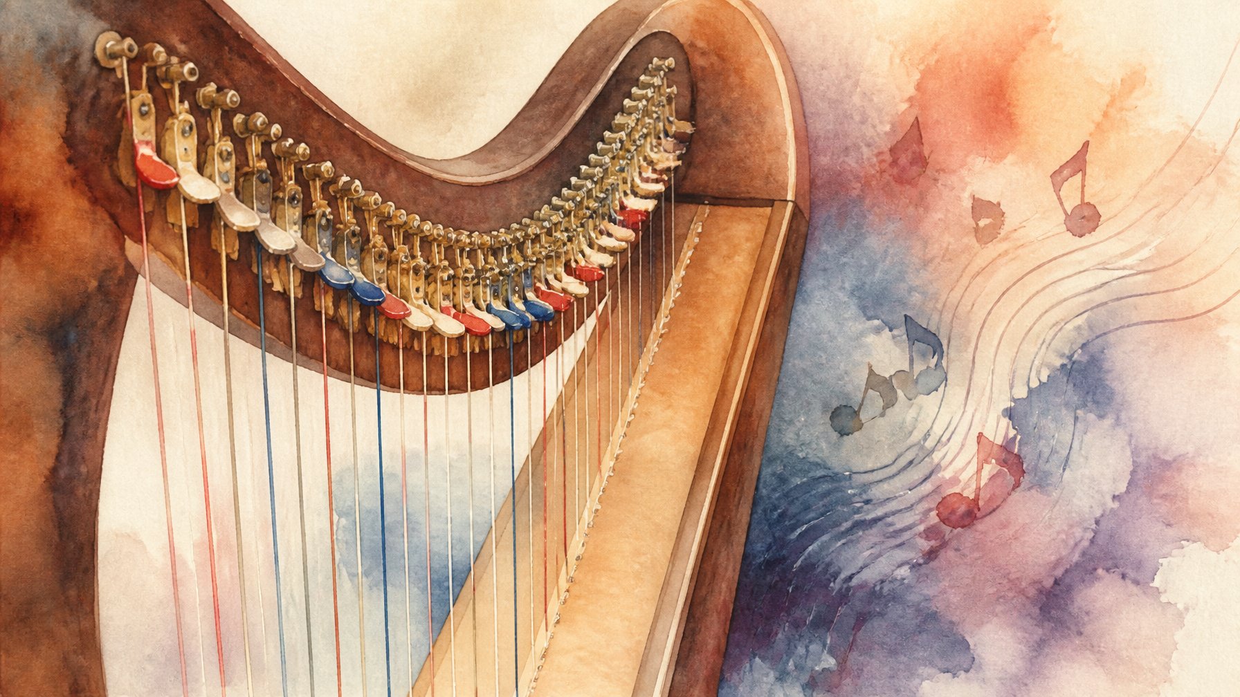 Lever Harp Key Settings — Which Levers to Engage in Any Key Lever Harp Key Settings — Which Levers to Engage in Any Key